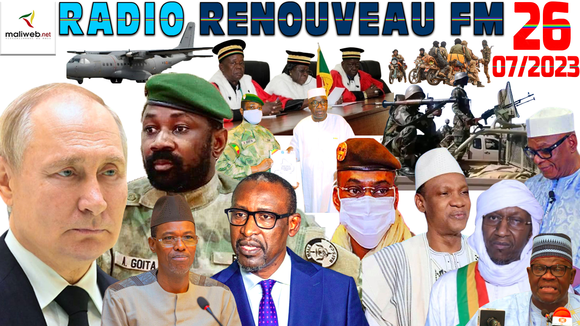 La Revue de Presse de la RADIO RENOUVEAU FM du 26 JUILLET 2023