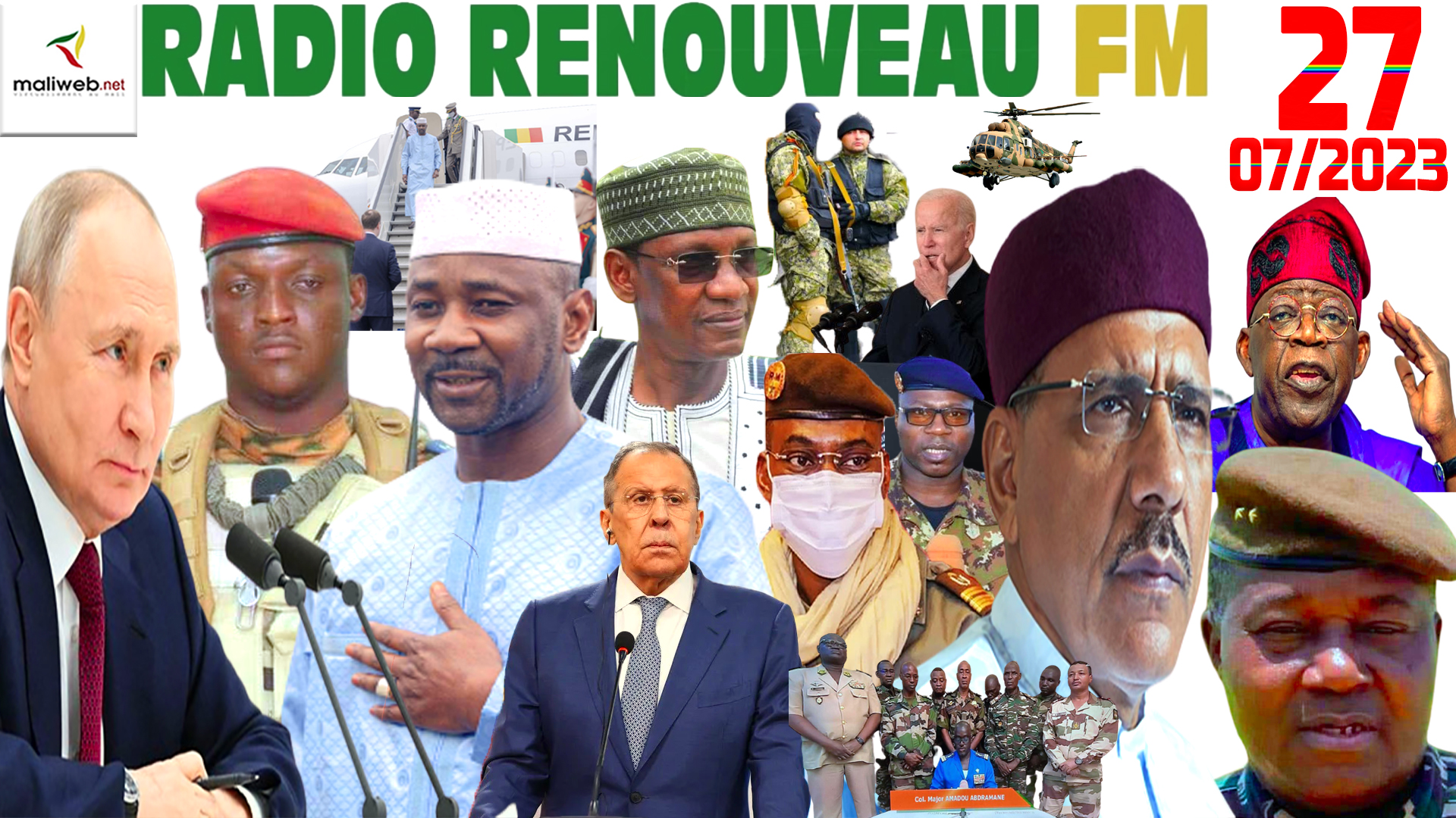 La Revue de Presse de la RADIO RENOUVEAU FM du 27 JUILLET 2023