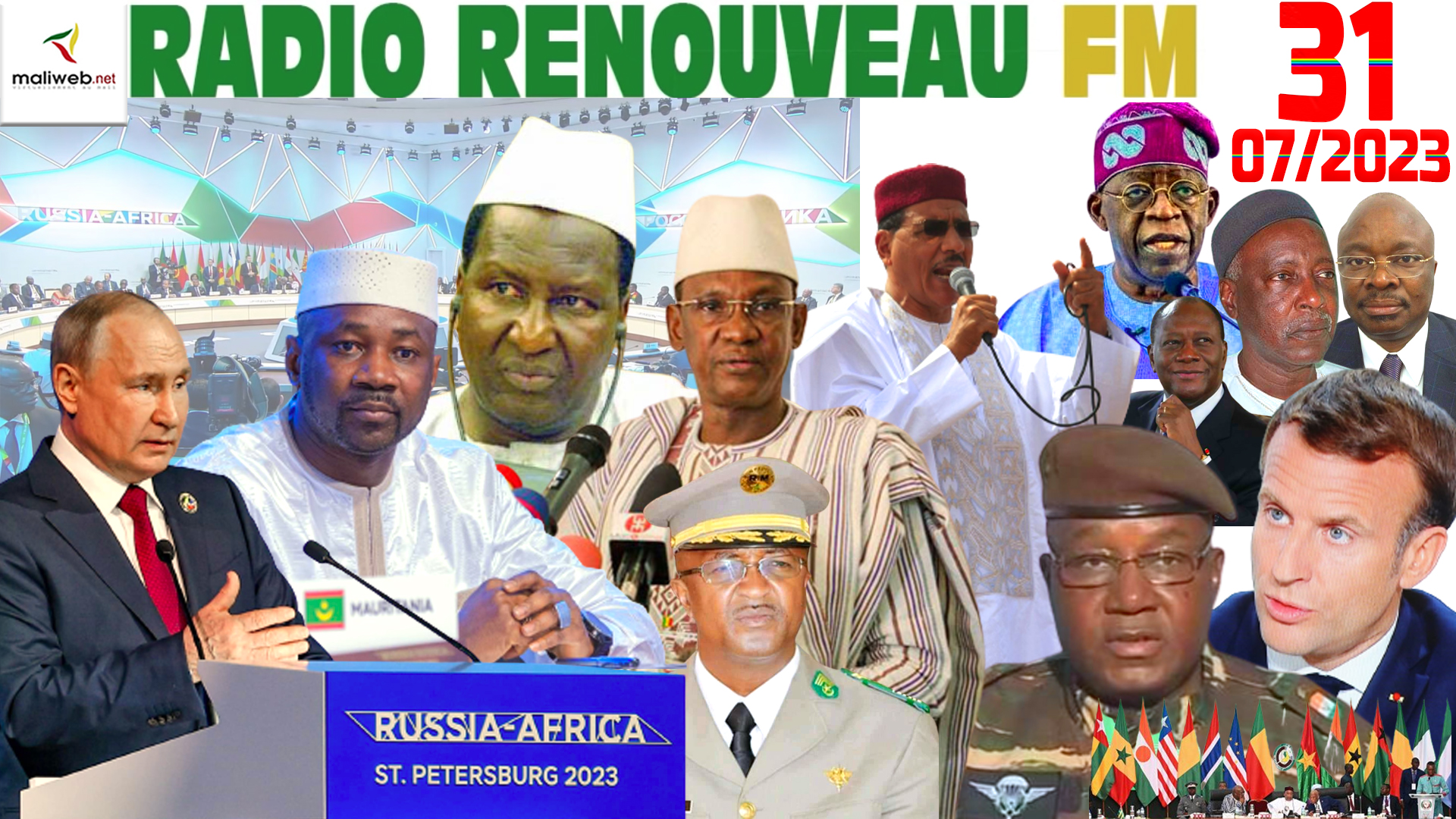 La Revue de Presse de la RADIO RENOUVEAU FM du 31 JUILLET 2023