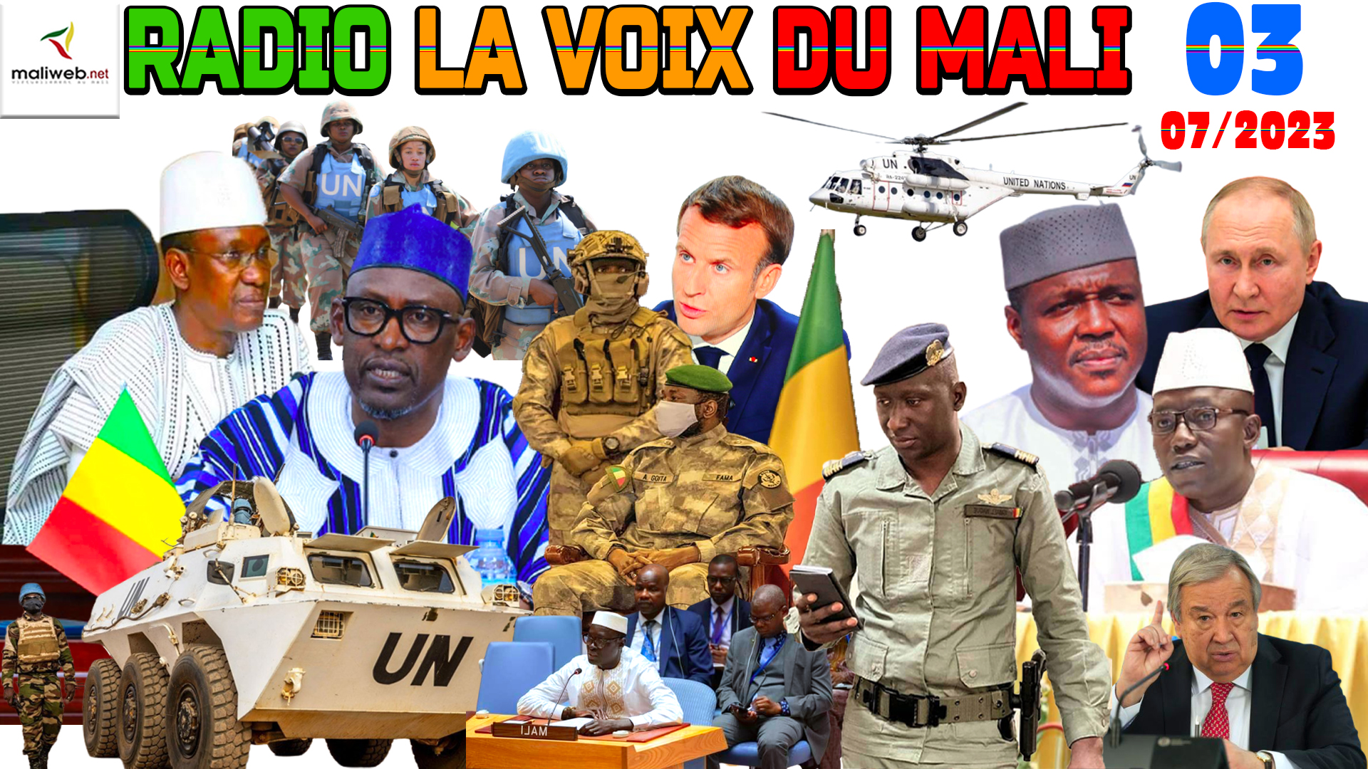 La Revue de Presse de la RADIO LA VOIX DU MALI du 03 JUILLET 2023