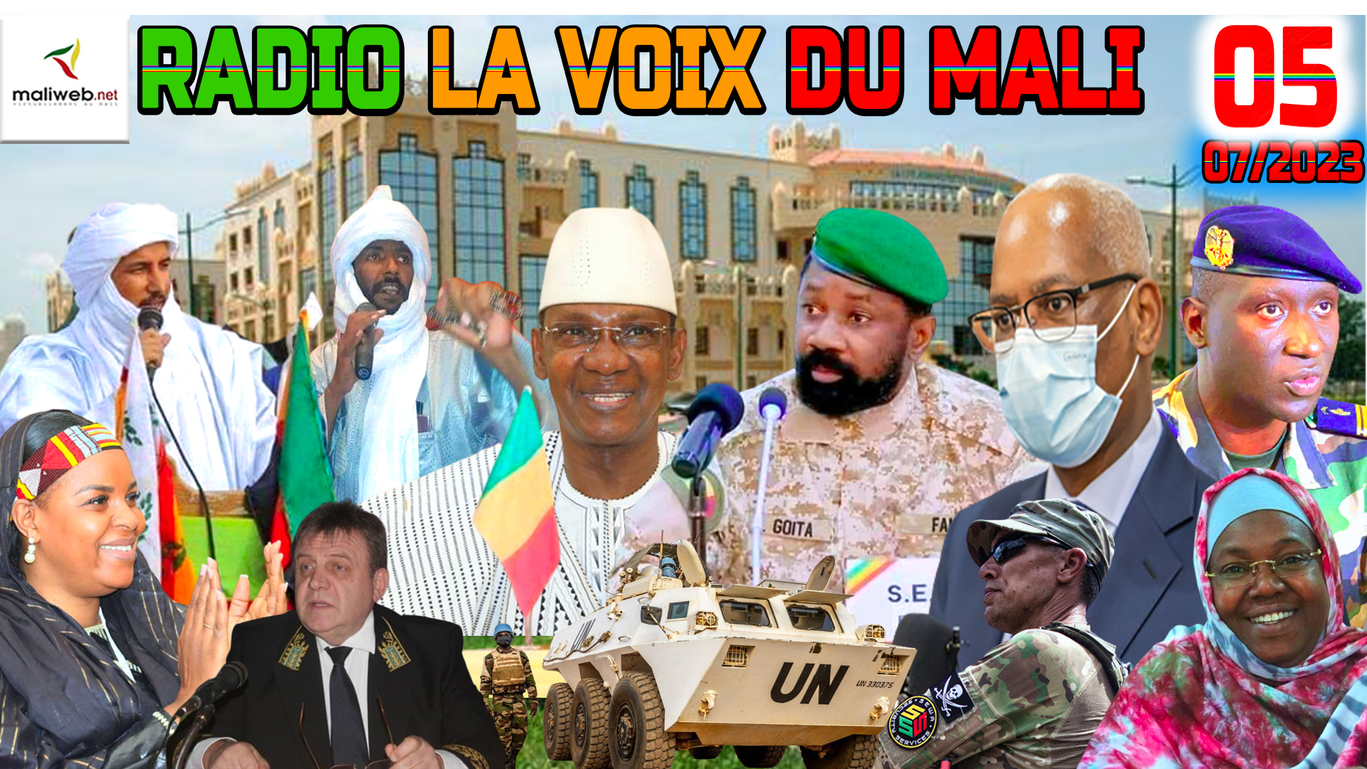 La Revue de Presse de la RADIO LA VOIX DU MALI du 05 JUILLET 2023