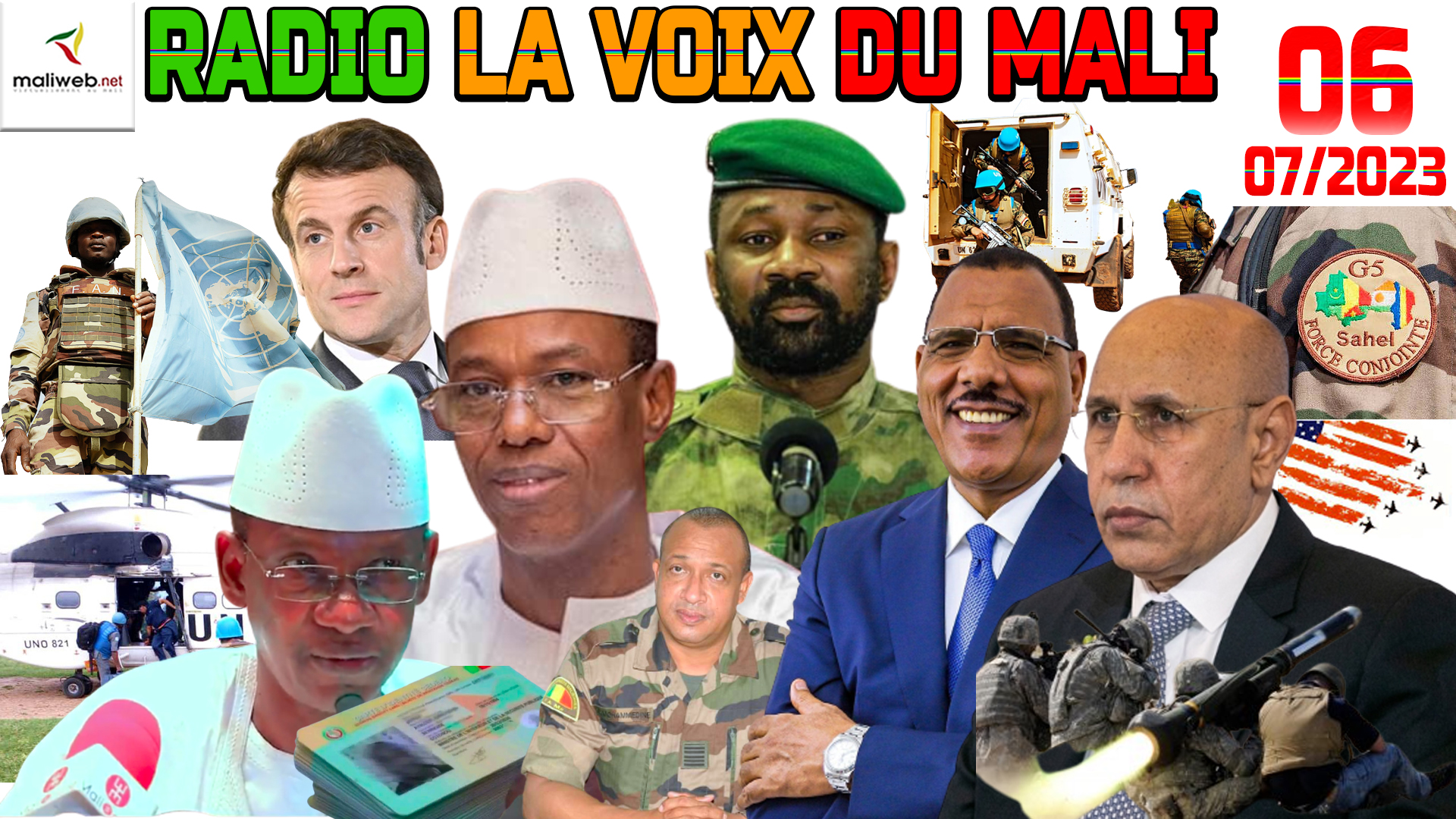 La Revue de Presse de la RADIO LA VOIX DU MALI du 06 JUILLET 2023