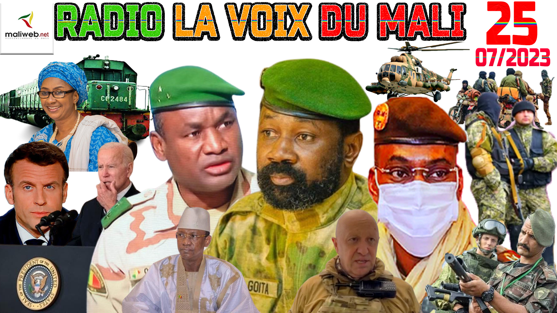 La Revue de Presse de la RADIO LA VOIX DU MALI du 25 JUILLET 2023