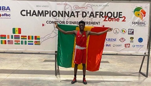 Boxe : Abdoul Karim Bathily, médaillé d’or de la Zone II
