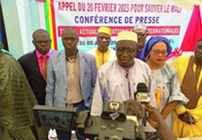 La gouvernance du pays : Appel du 20 Février 2023 pour sauver le Mali tire à bout portant sur les autorités de la transition au Mali