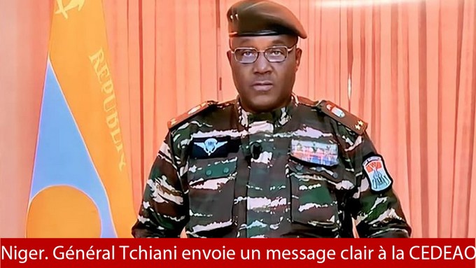 Niger : « Le CNSP refuse de céder à toute menace », le Général Abdourahamane  Tchiani tranche face à la CEDEAO