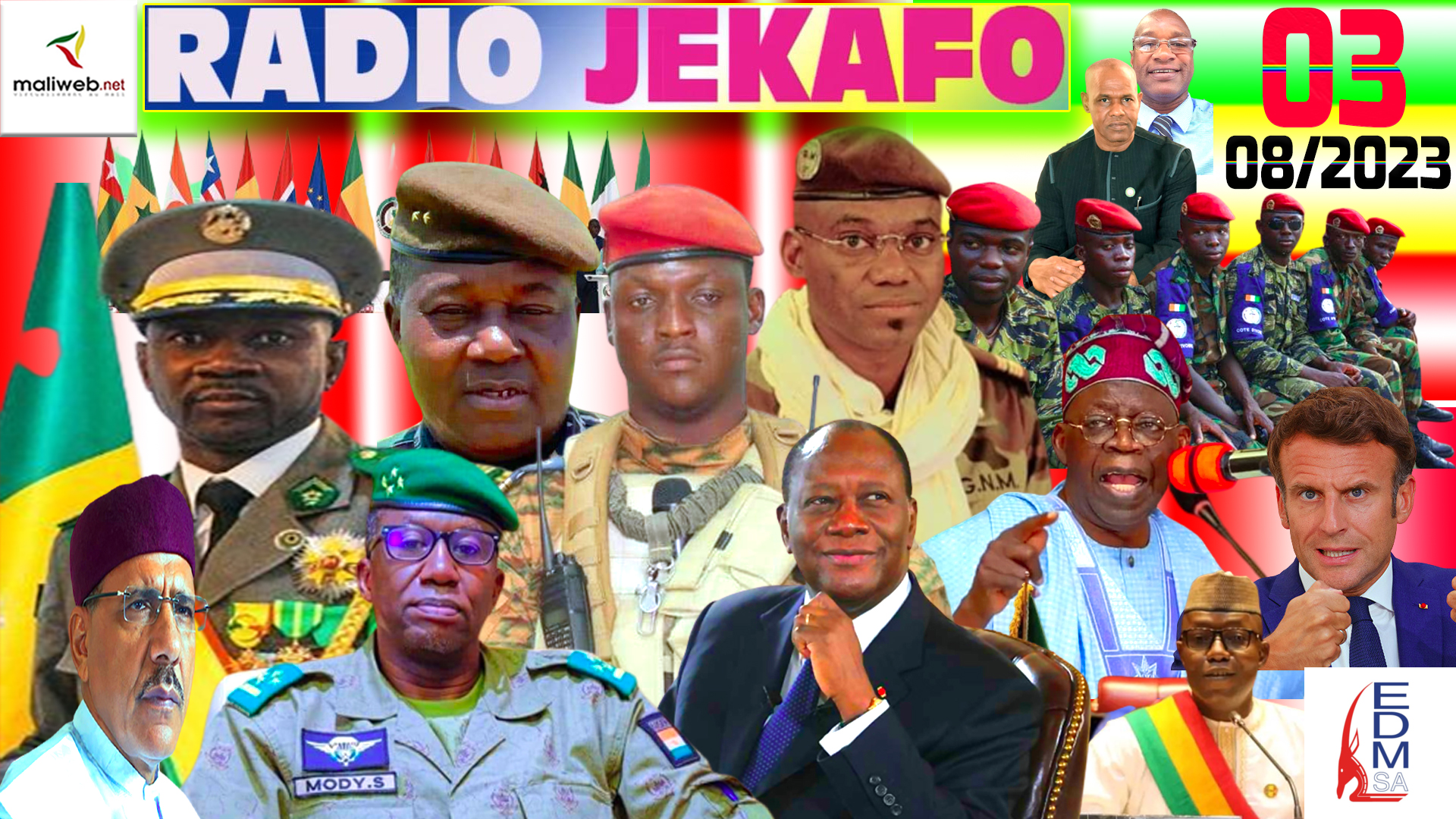 La Revue de Presse de la RADIO JEKAFO du 03 AOUT 2023