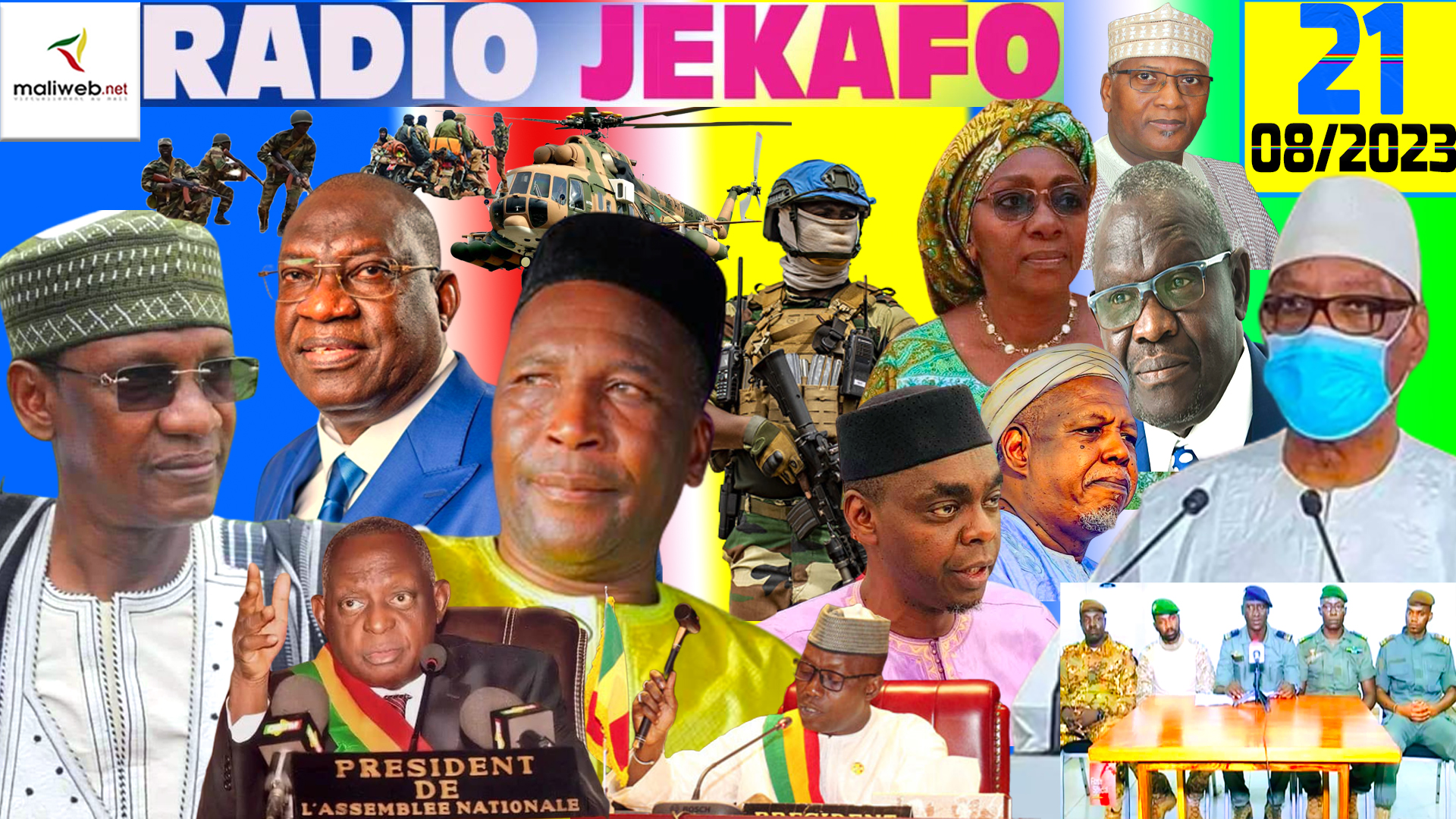 La Revue de Presse de la RADIO JEKAFO du 21 AOUT 2023