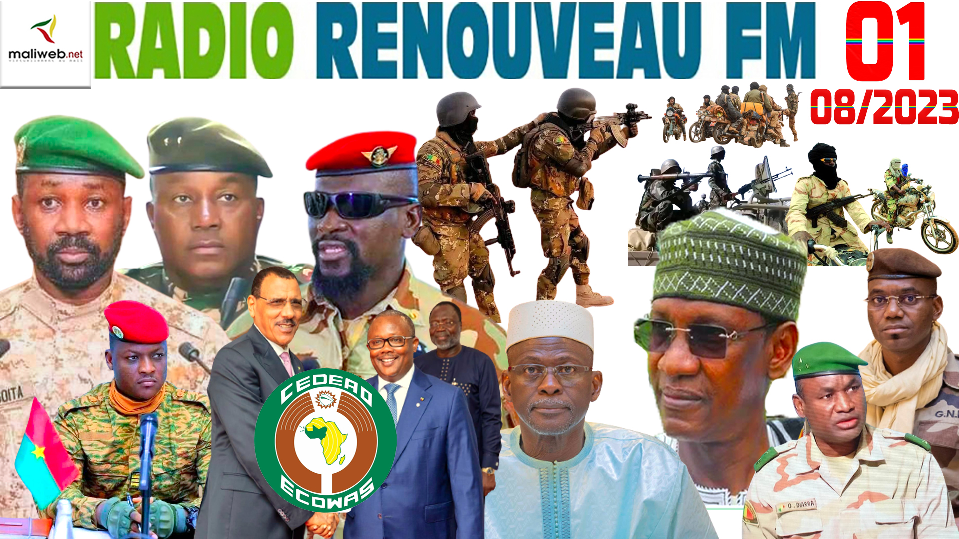 La Revue de Presse de la RADIO RENOUVEAU FM du 01 AOUT 2023