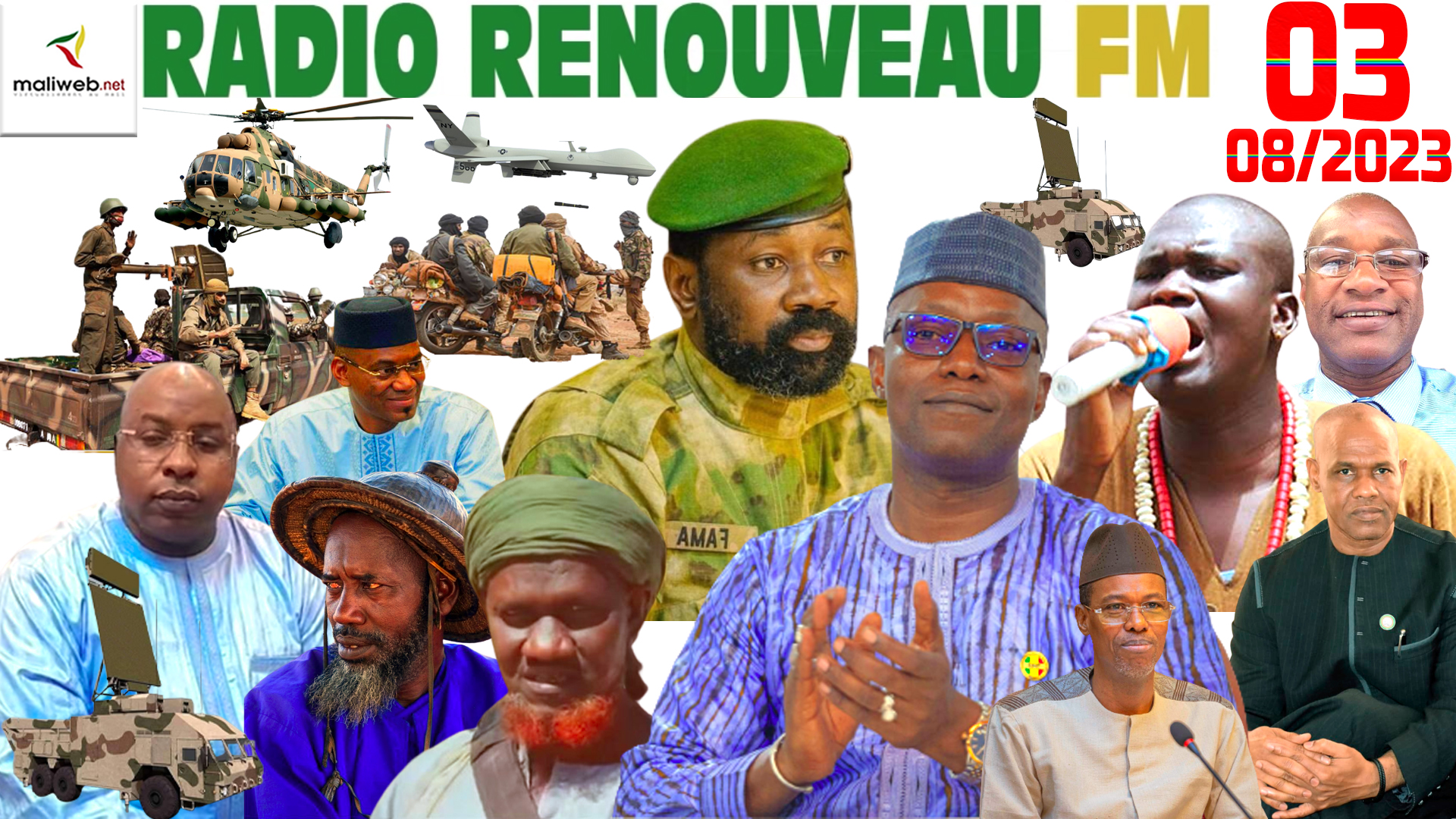 La Revue de Presse de la RADIO RENOUVEAU FM du 03 AOUT 2023