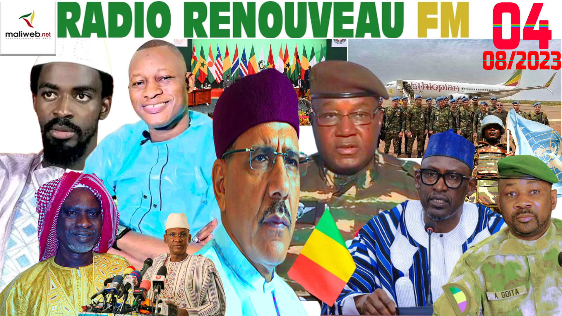 La Revue de Presse de la RADIO RENOUVEAU FM du 04 AOUT 2023