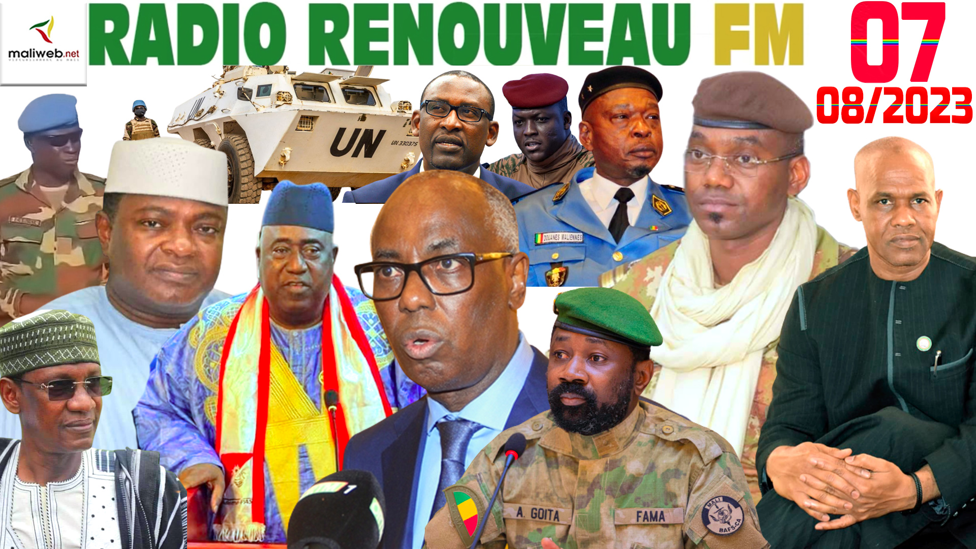 La Revue de Presse de la RADIO RENOUVEAU FM du 07 AOUT 2023