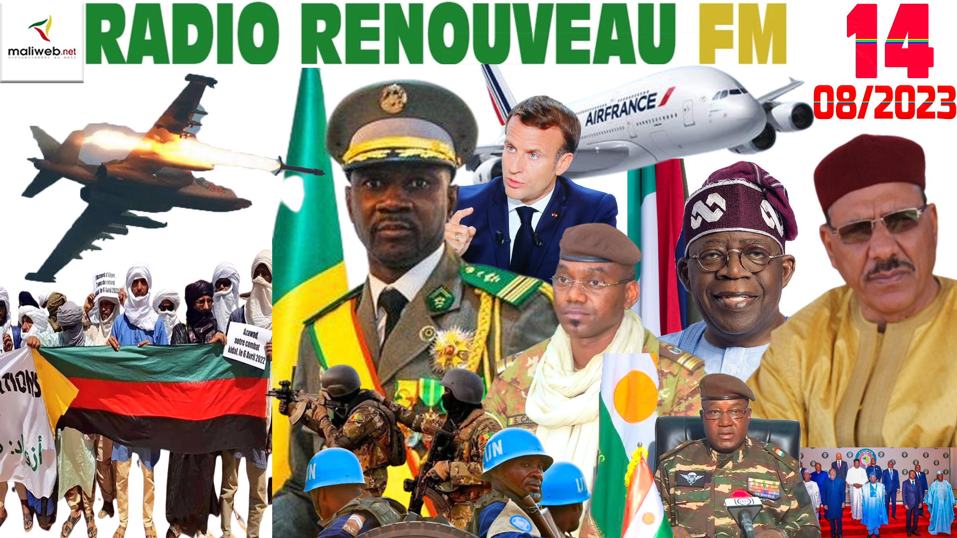 La Revue de Presse de la RADIO RENOUVEAU FM du 14 AOUT 2023