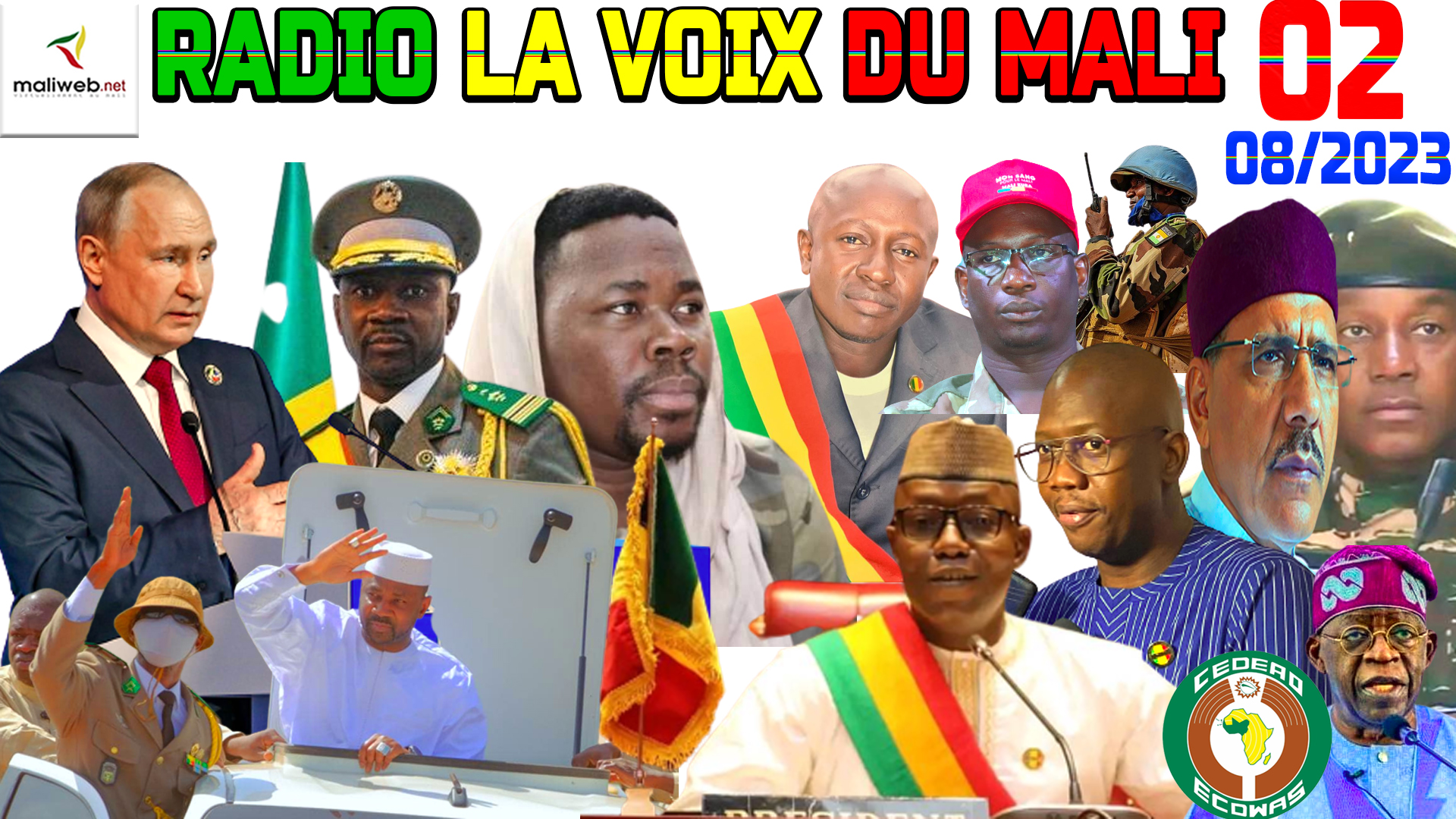 La Revue de Presse de la RADIO LA VOIX DU MALI du 02 AOUT 2023