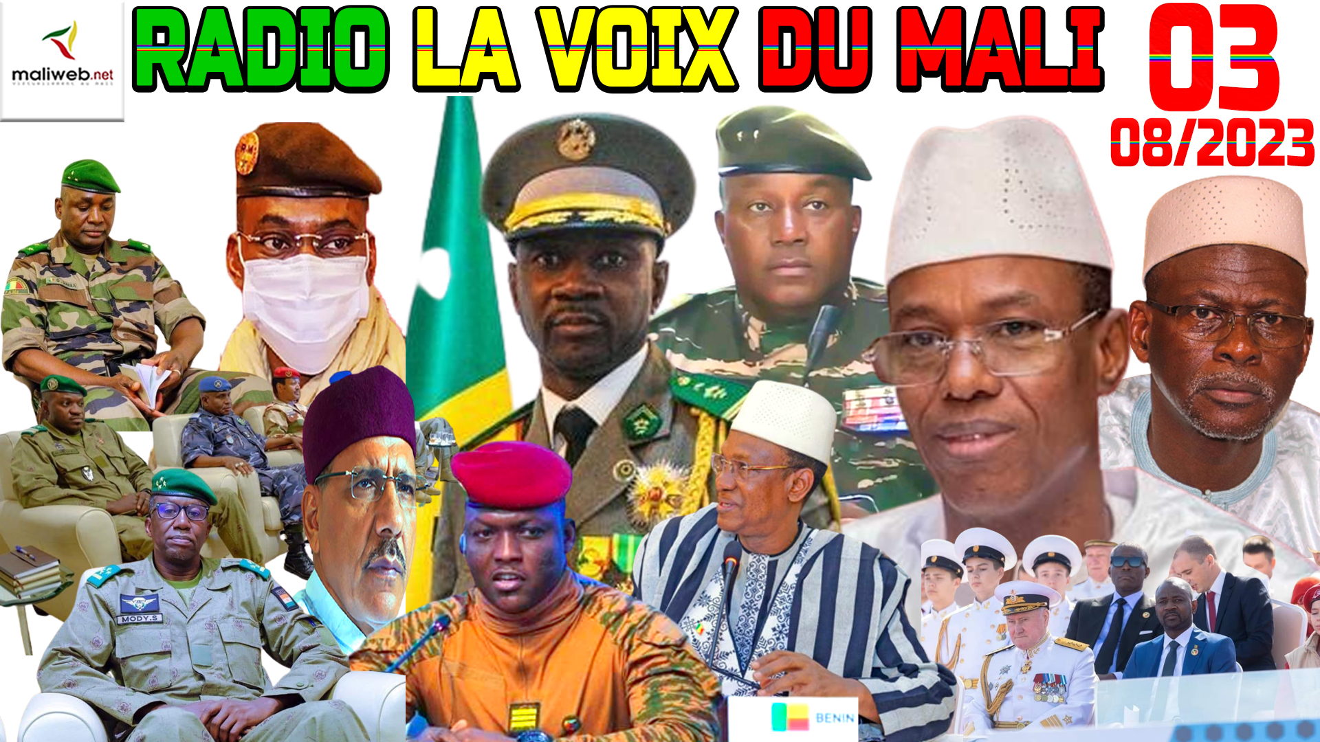 La Revue de Presse de la RADIO LA VOIX DU MALI du 03 AOUT 2023