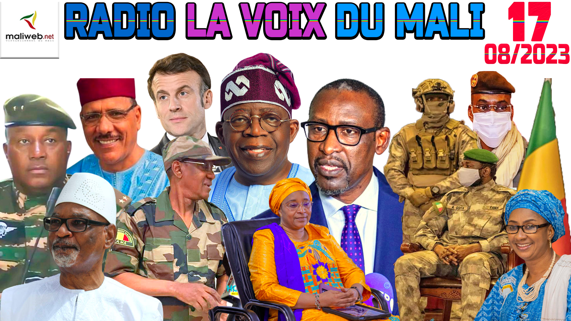 La Revue de Presse de la RADIO LA VOIX DU MALI du 17 AOUT 2023