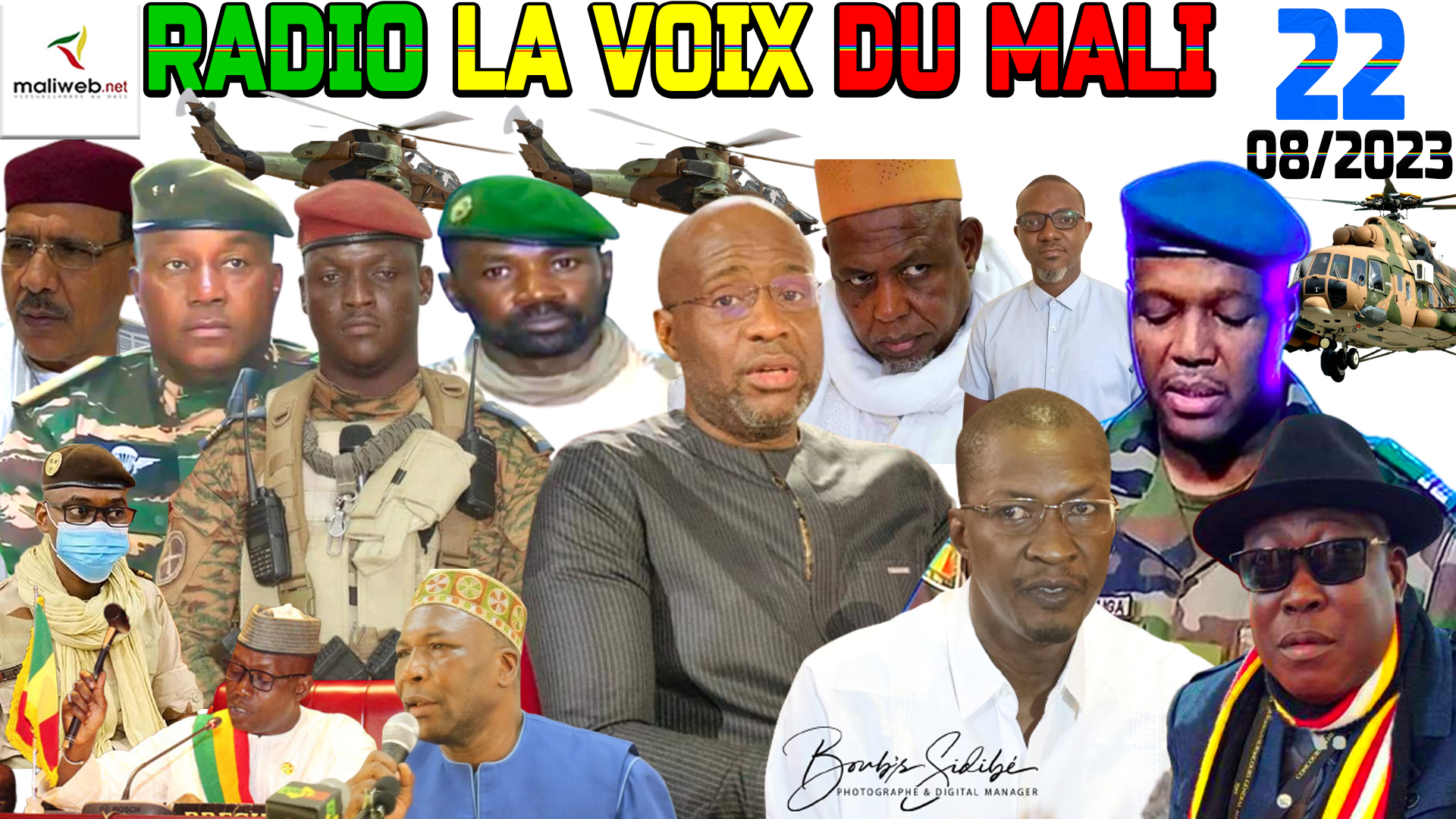 La Revue de Presse de la RADIO LA VOIX DU MALI du 22 AOUT 2023