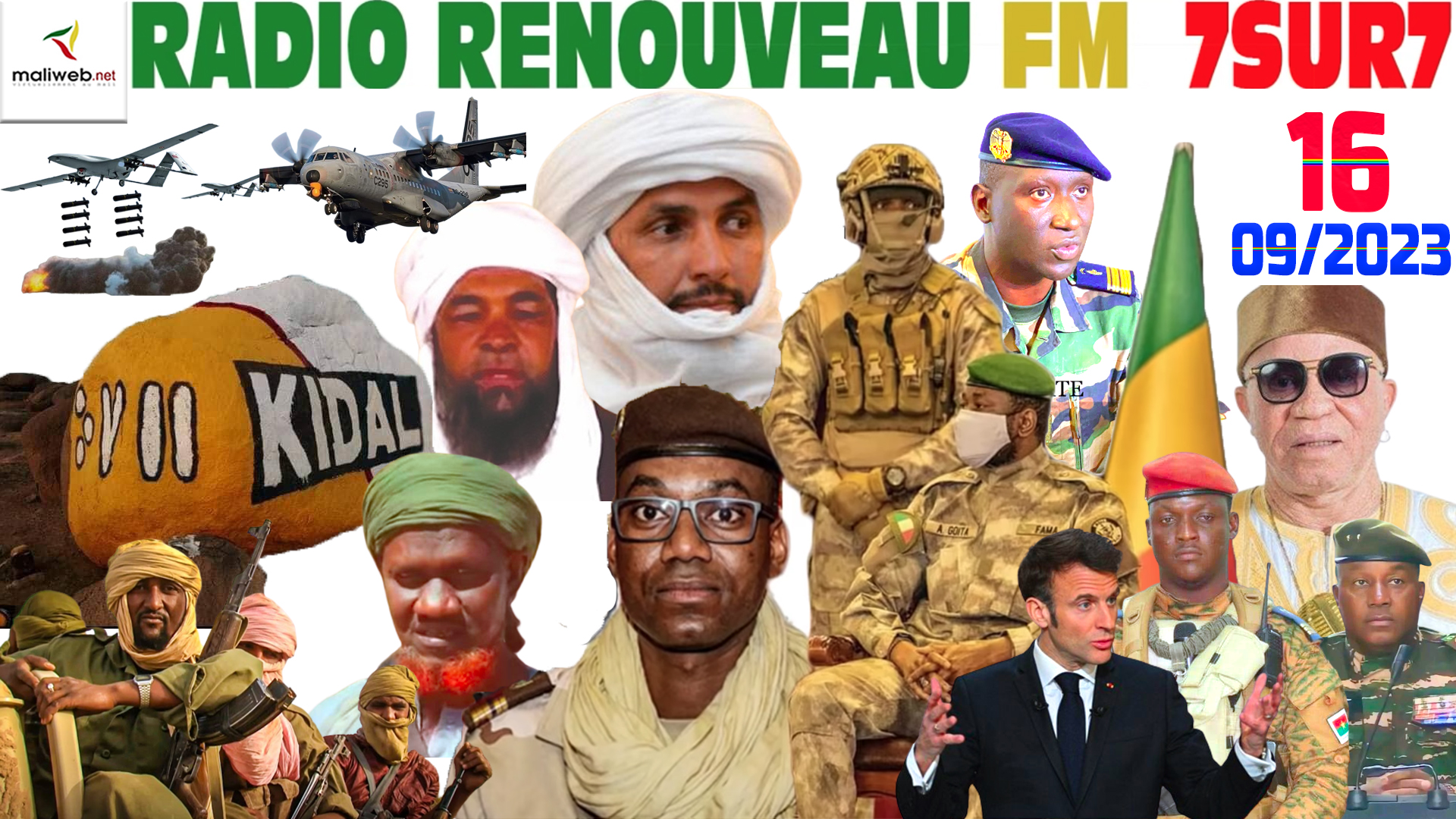 Emission 7SUR7 de la RADIO RENOUVEAU FM du 16 SEPTEMBRE 2023