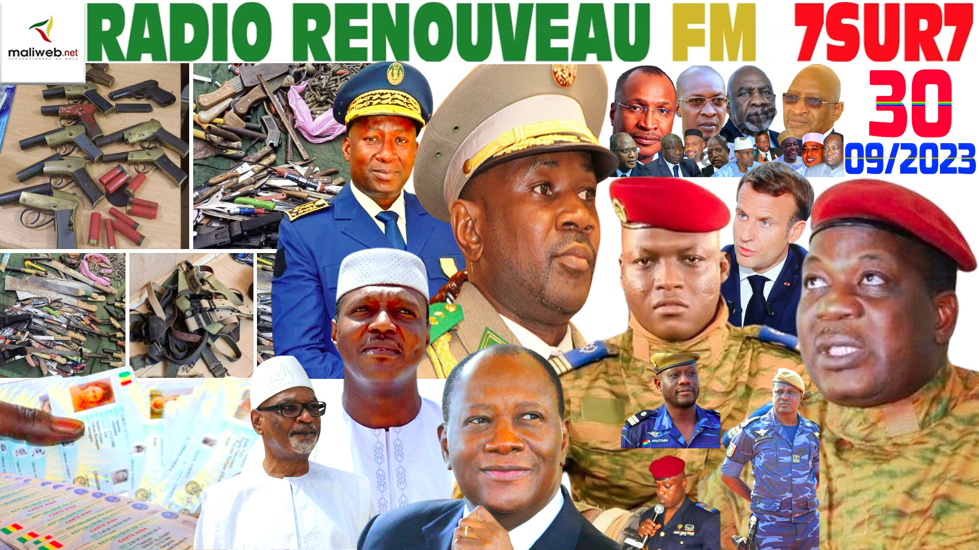 Emission 7SUR7 de la RADIO RENOUVEAU FM du 30 SEPTEMBRE 2023