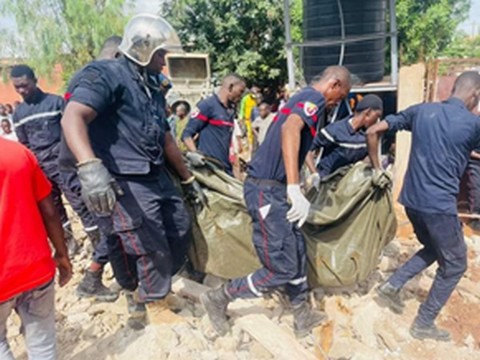 Moribabougou :  12 victimes dans l’effondrement d’un immeuble