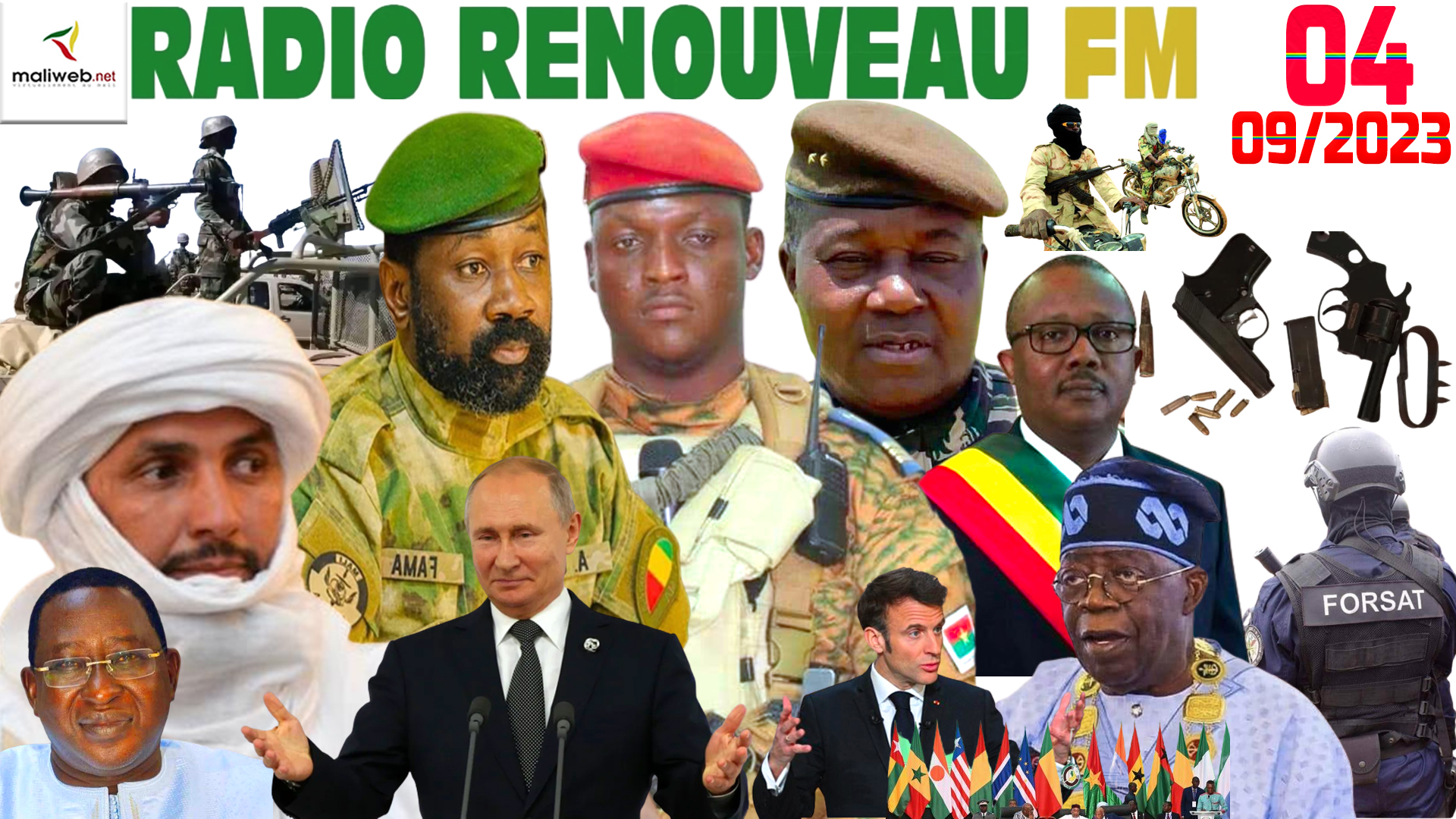 La Revue de Presse de la RADIO RENOUVEAU FM du 04 SEPTEMBRE 2023