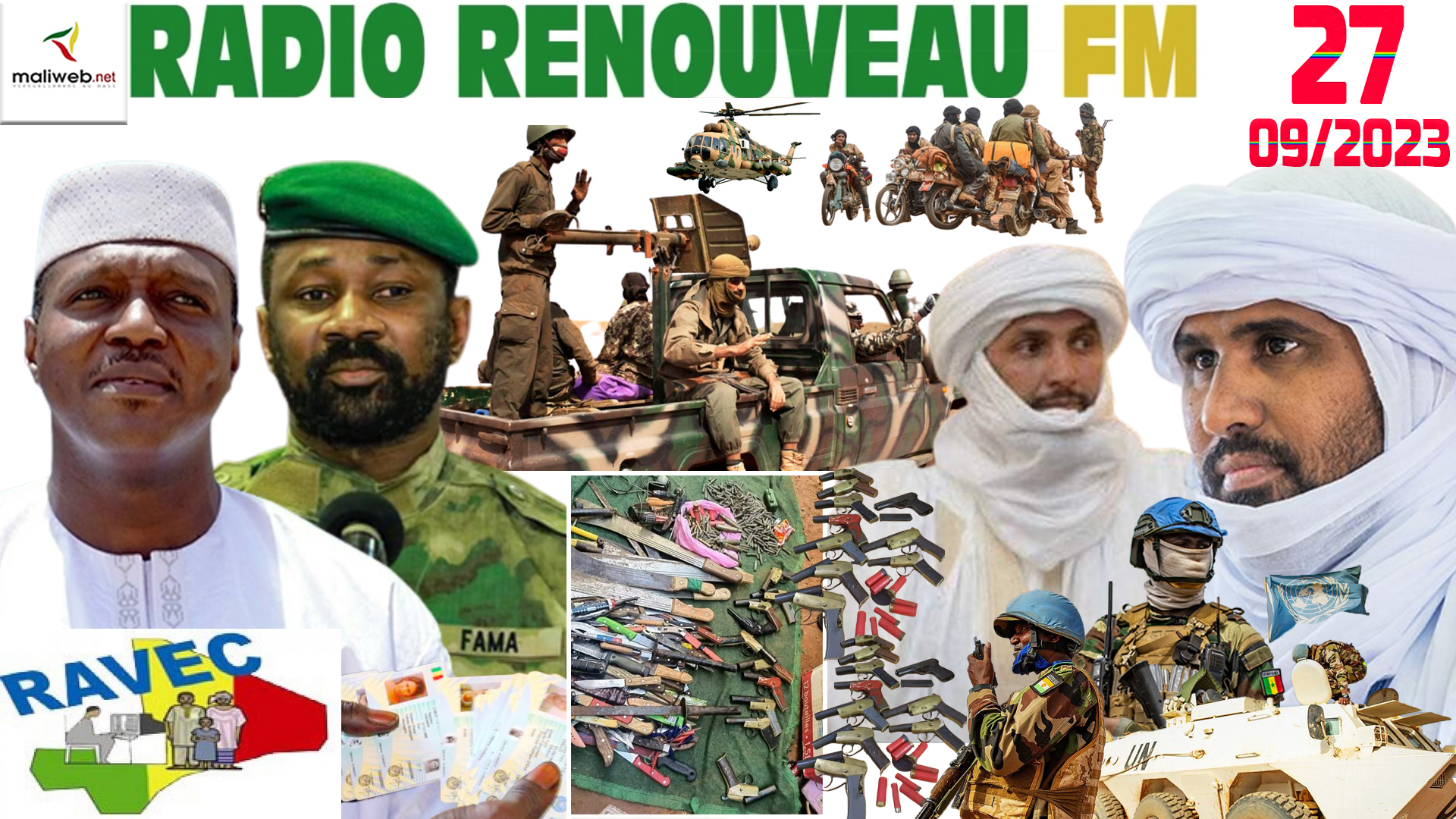 La Revue de Presse de la RADIO RENOUVEAU FM du 27 SEPTEMBRE 2023