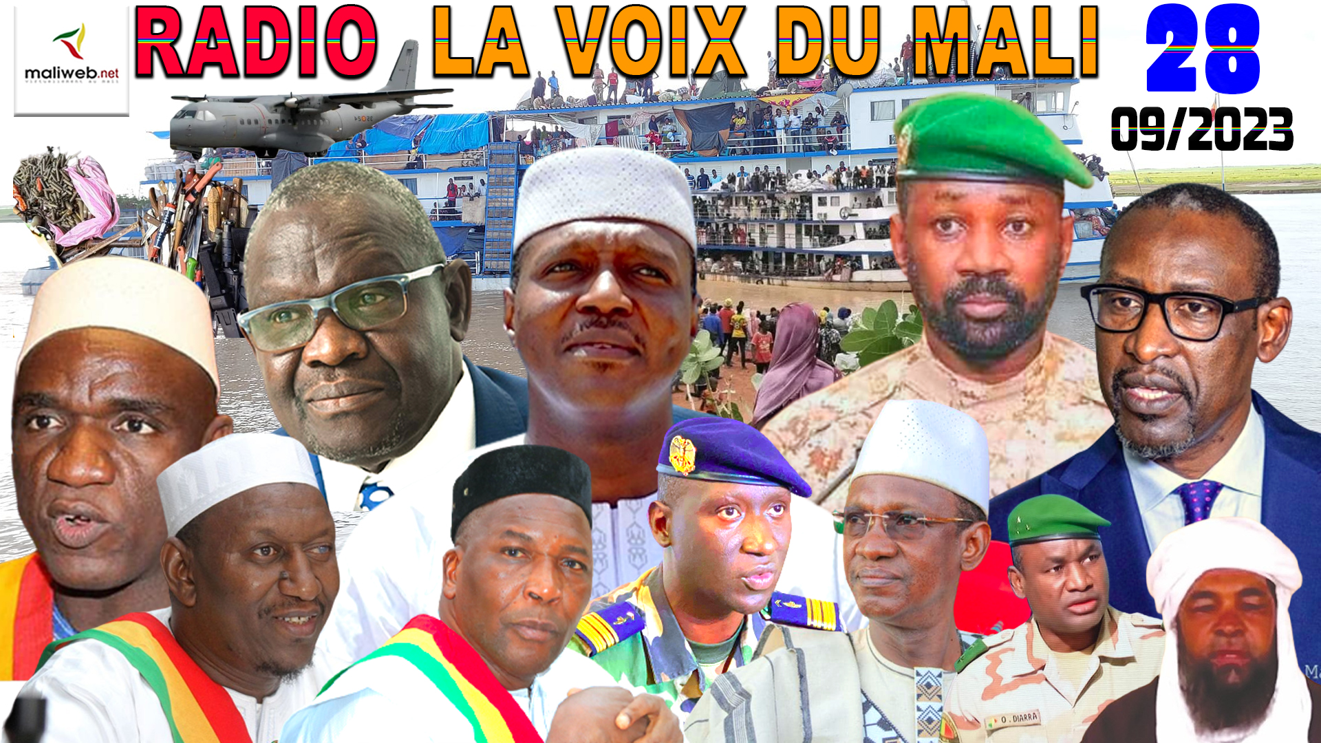 La Revue de Presse de la RADIO LA VOIX DU MALI du 28 SEPTEMBRE 2023