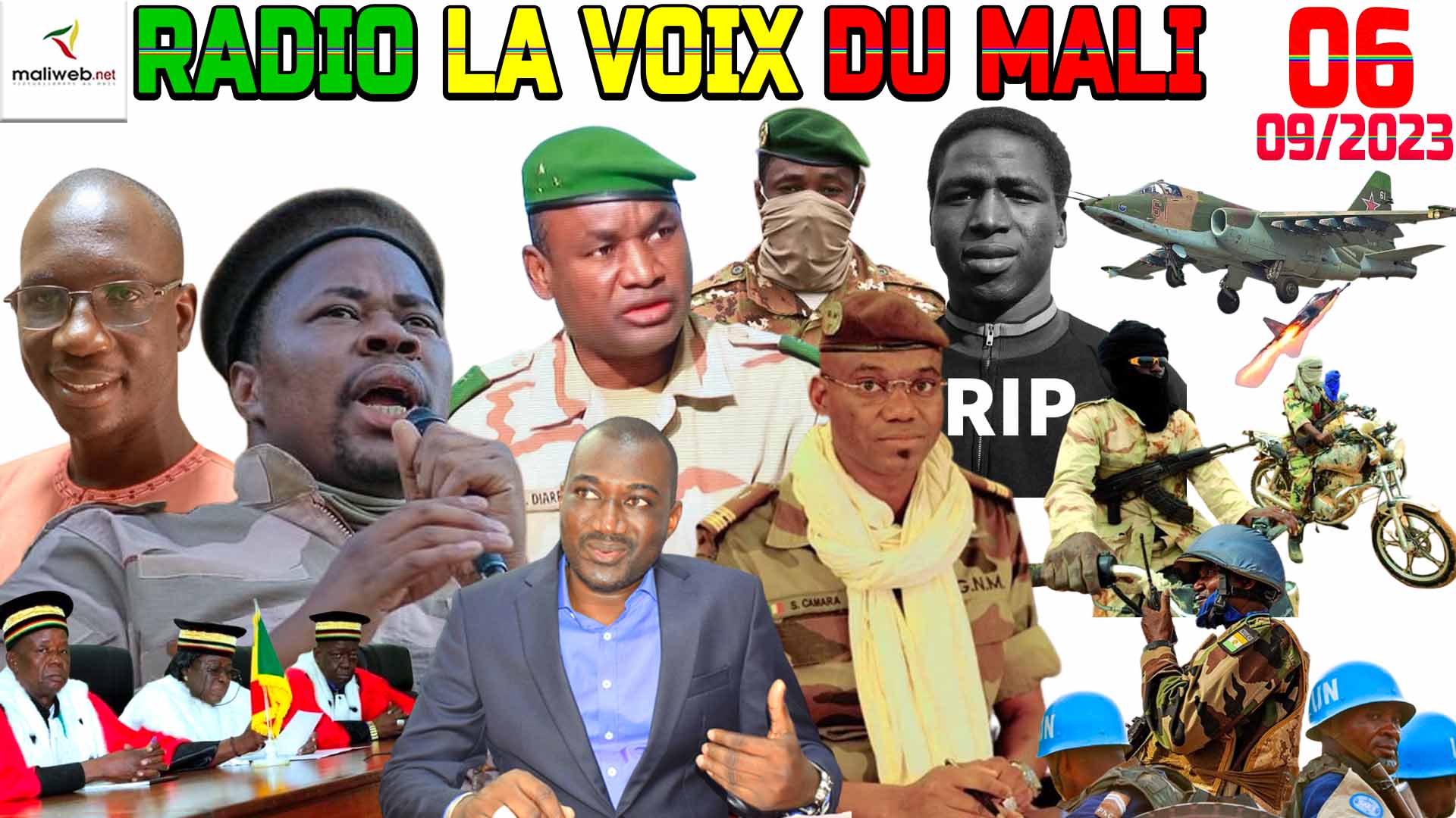 La Revue de Presse de la RADIO LA VOIX DU MALI du 06 SEPTEMBRE 2023