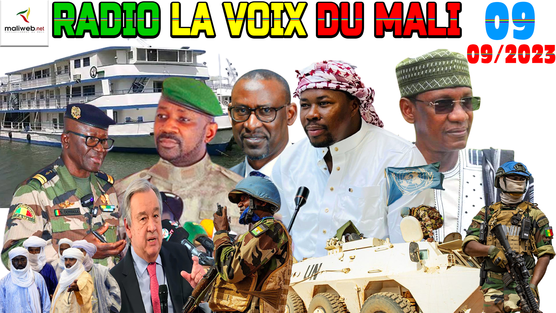 La Revue de Presse de la RADIO LA VOIX DU MALI du 09 SEPTEMBRE 2023