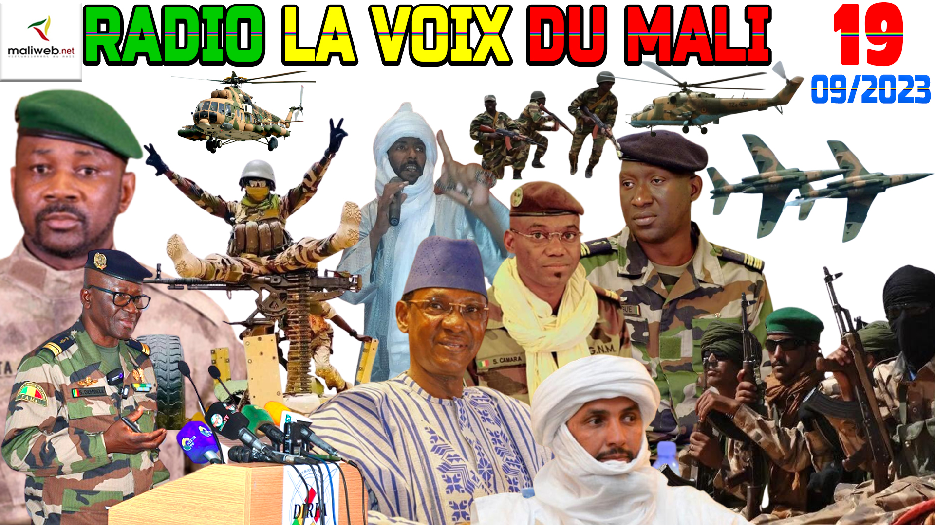 La Revue de Presse de la RADIO LA VOIX DU MALI du 19 SEPTEMBRE 2023