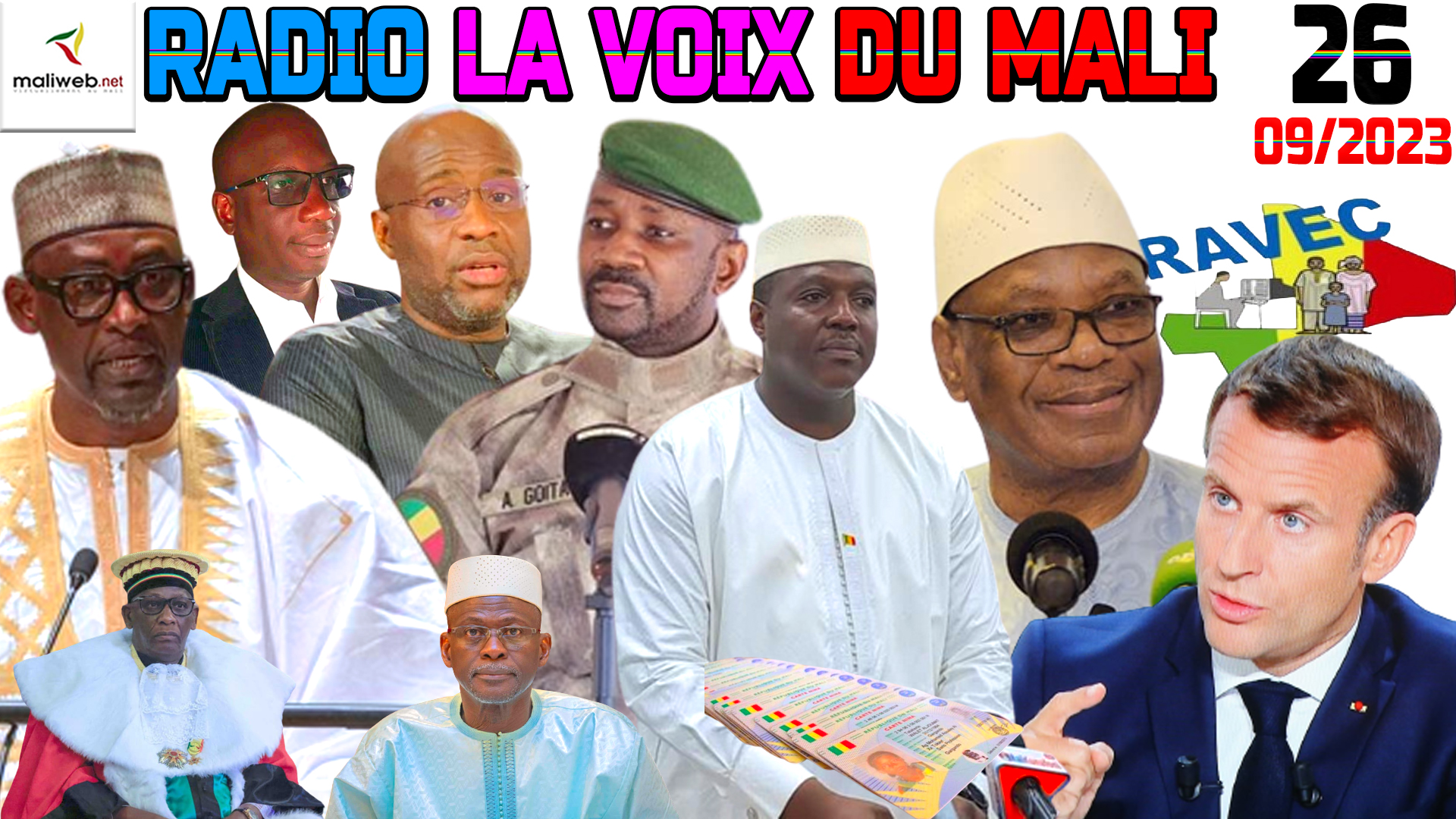 La Revue de Presse de la RADIO LA VOIX DU MALI du 26 SEPTEMBRE 2023