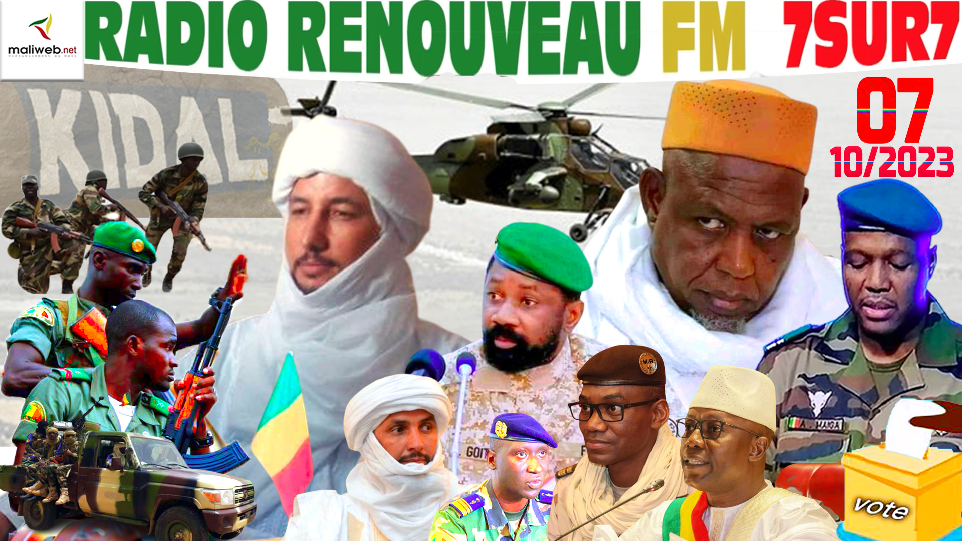 Emission 7SUR7 de la RADIO RENOUVEAU FM du 07 OCTOBRE 2023