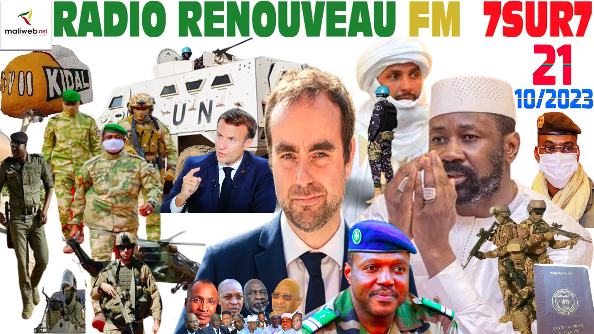 Emission 7SUR7 de la RADIO RENOUVEAU FM du 21 OCTOBRE 2023