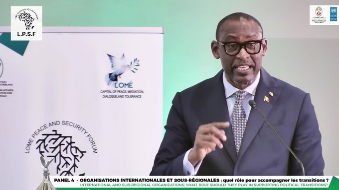 Abdoulaye Diop à Lomé : « Les non africains circulent plus librement en Afrique que les Africains eux-mêmes »