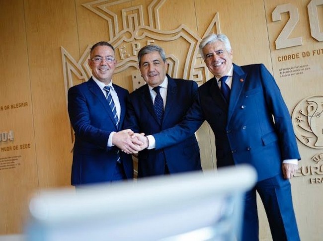 Les présidents des fédérations, Marocaine, espagnole et portugaise appuient la candidature Mondial 203