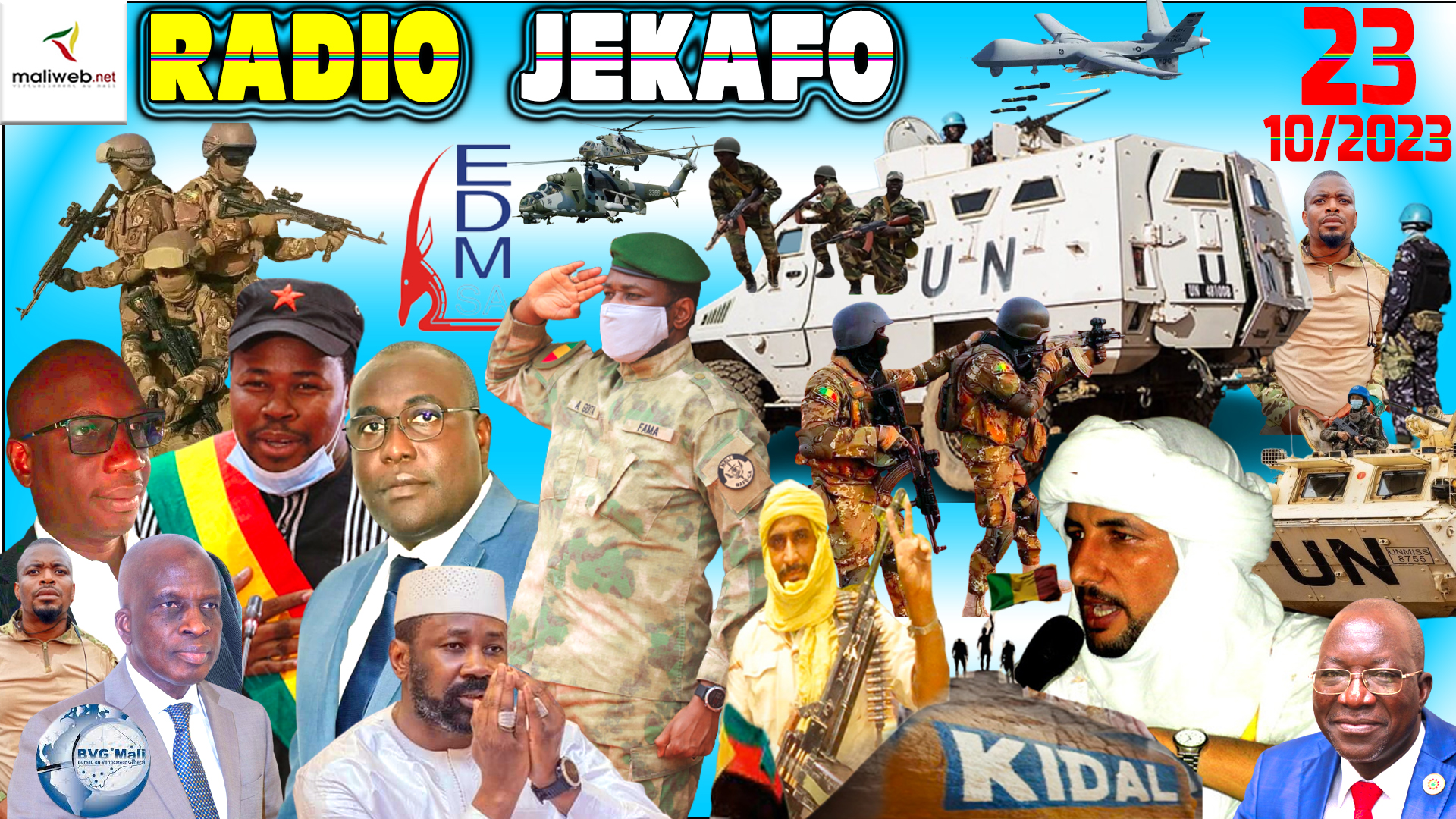 La Revue de Presse de la RADIO JEKAFO du 23 OCTOBRE 2023