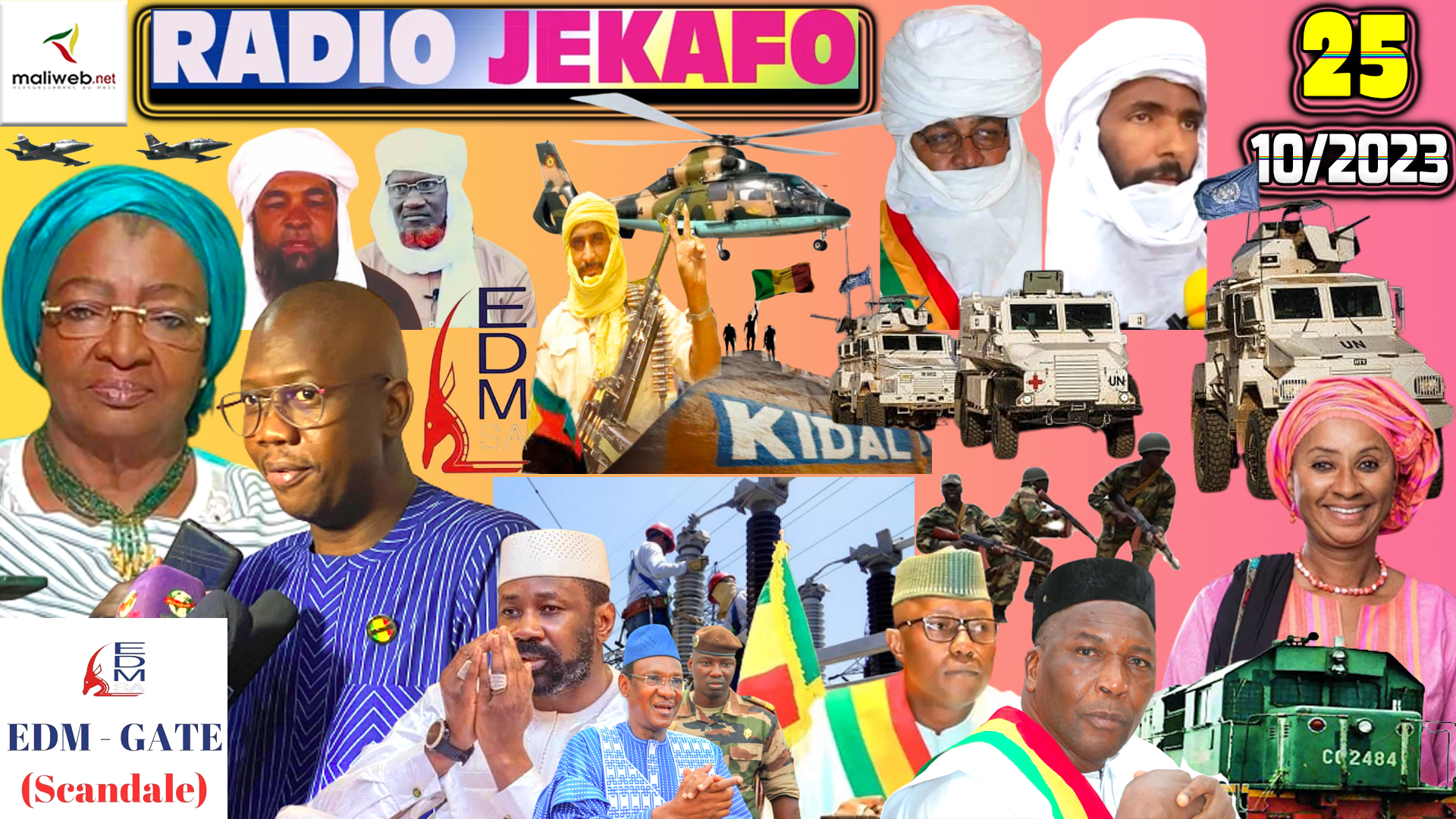 La Revue de Presse de la RADIO JEKAFO du 25 OCTOBRE 2023