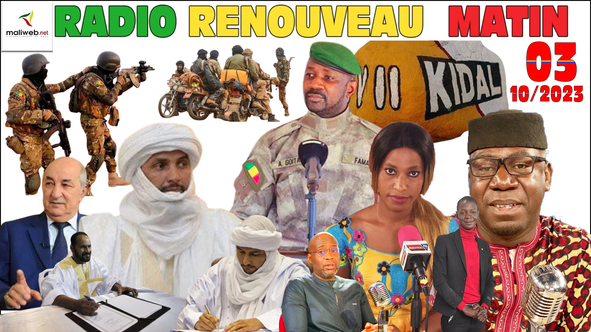 LE MATINAL DE LA RADIO RENOUVEAU FM du 03 OCTOBRE 2023