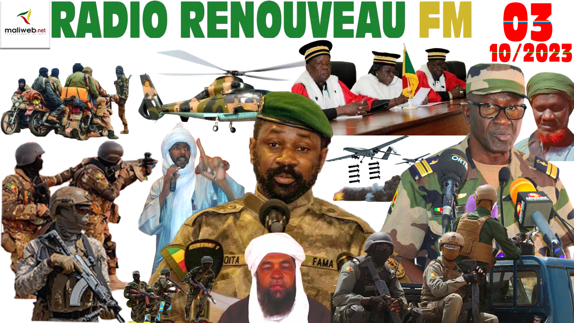 La Revue de Presse de la RADIO RENOUVEAU FM du 03 OCTOBRE 2023
