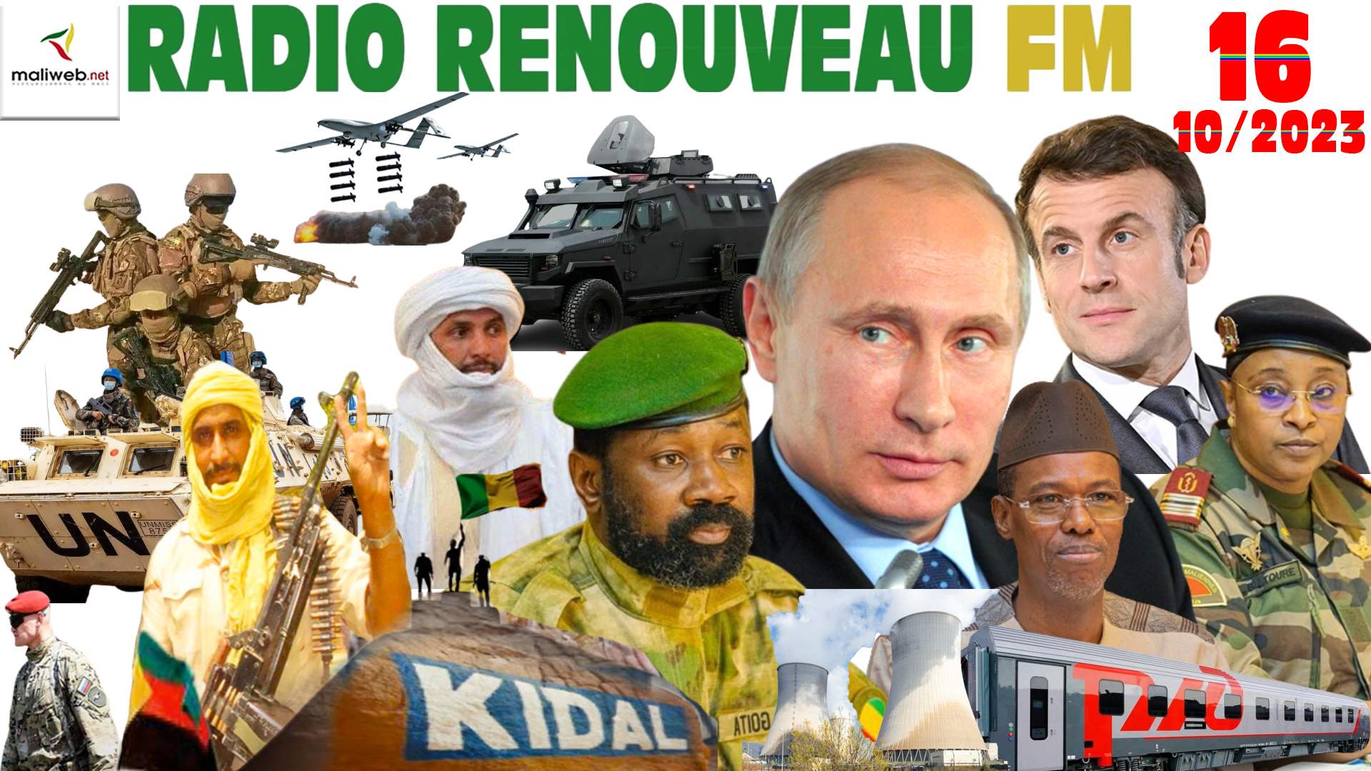 La Revue de Presse de la RADIO RENOUVEAU FM du 16 OCTOBRE 2023