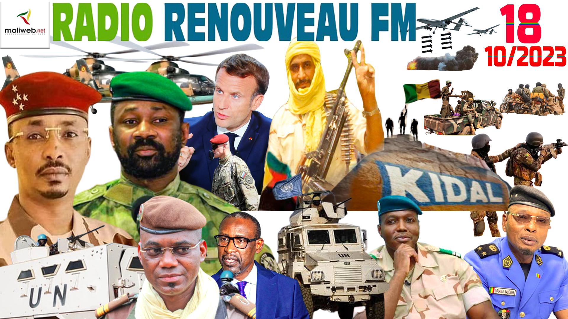 La Revue de Presse de la RADIO RENOUVEAU FM du 18 OCTOBRE 2023