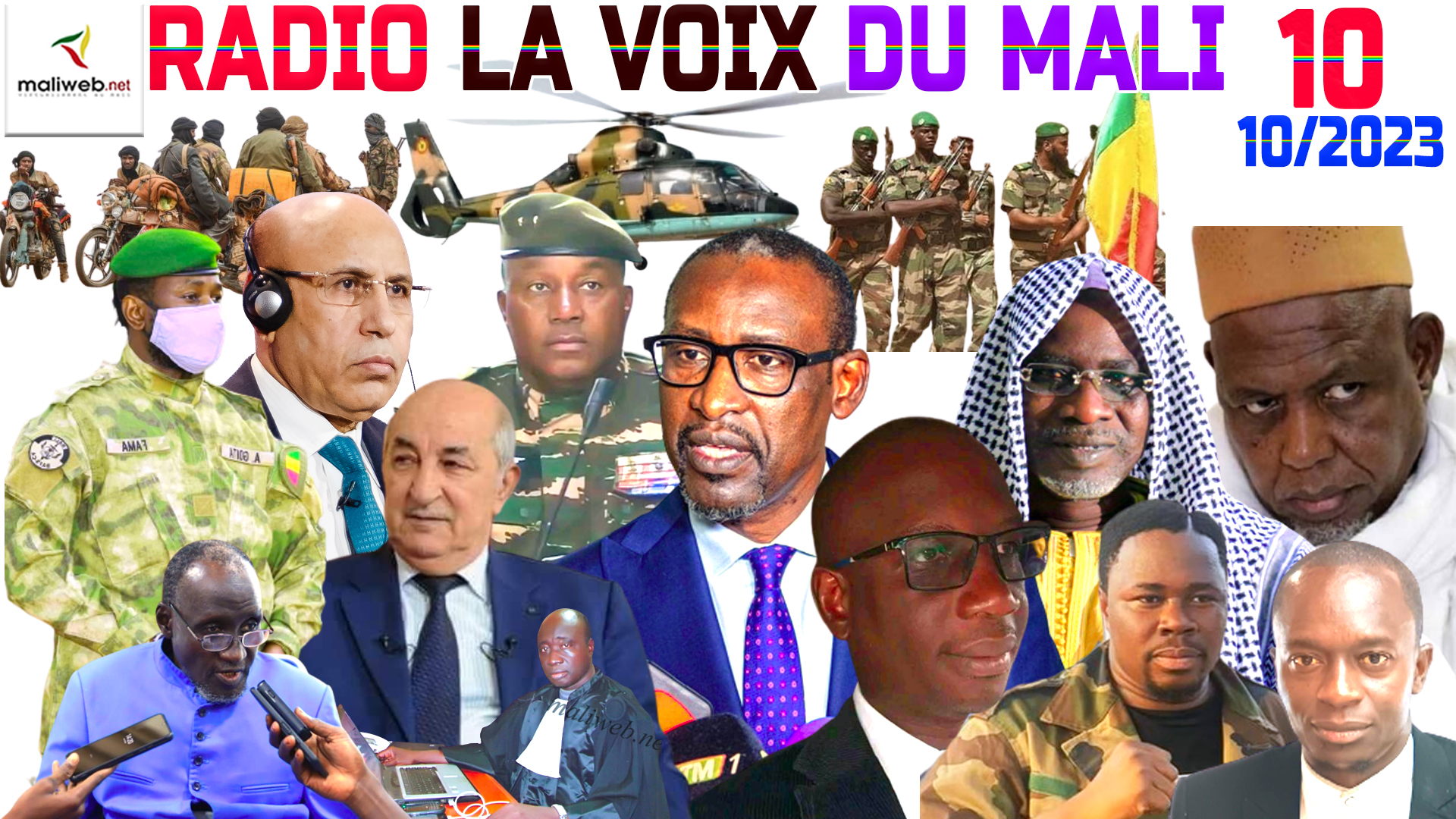 La Revue de Presse de la RADIO LA VOIX DU MALI du 10 OCTOBRE 2023