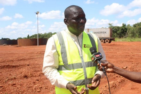Construction de la mine de Zgold Mining à  Kelekele Les travaux d'installation de  l’usine réalisés à plus de 95 %