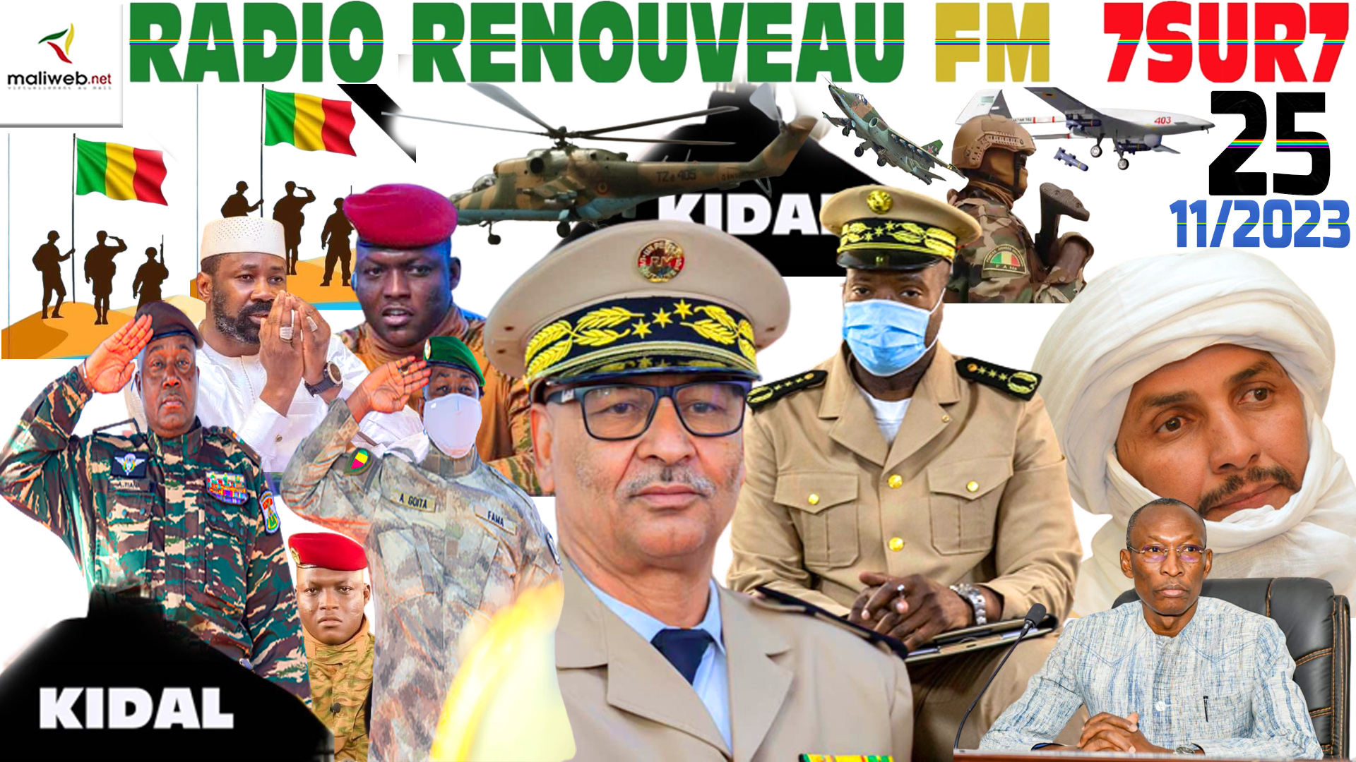 Emission 7SUR7 de la RADIO RENOUVEAU FM du 25 NOVEMBRE 2023