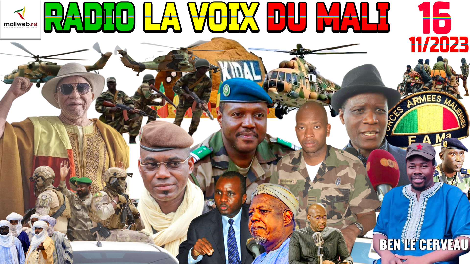 La Revue de Presse de la RADIO LA VOIX DU MALI du 16 NOVEMBRE 2023