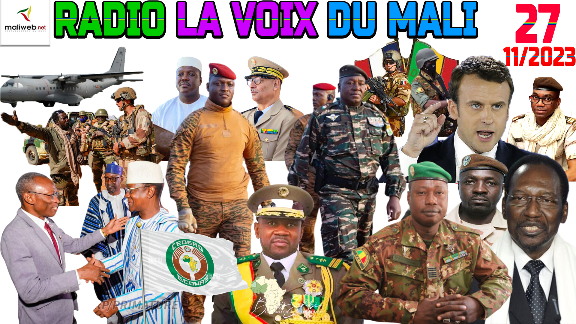 La Revue de Presse de la RADIO LA VOIX DU MALI du 27 NOVEMBRE 2023