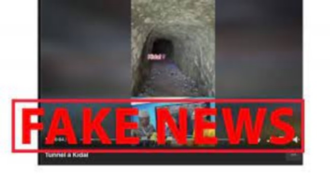 #BenbereVerif : Attention, cette vidéo n’est pas un tunnel découvert à Kidal