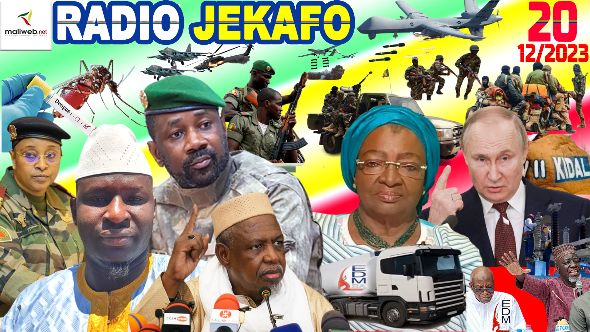 La Revue de Presse de la RADIO JEKAFO du 20 DÉCEMBRE 2023