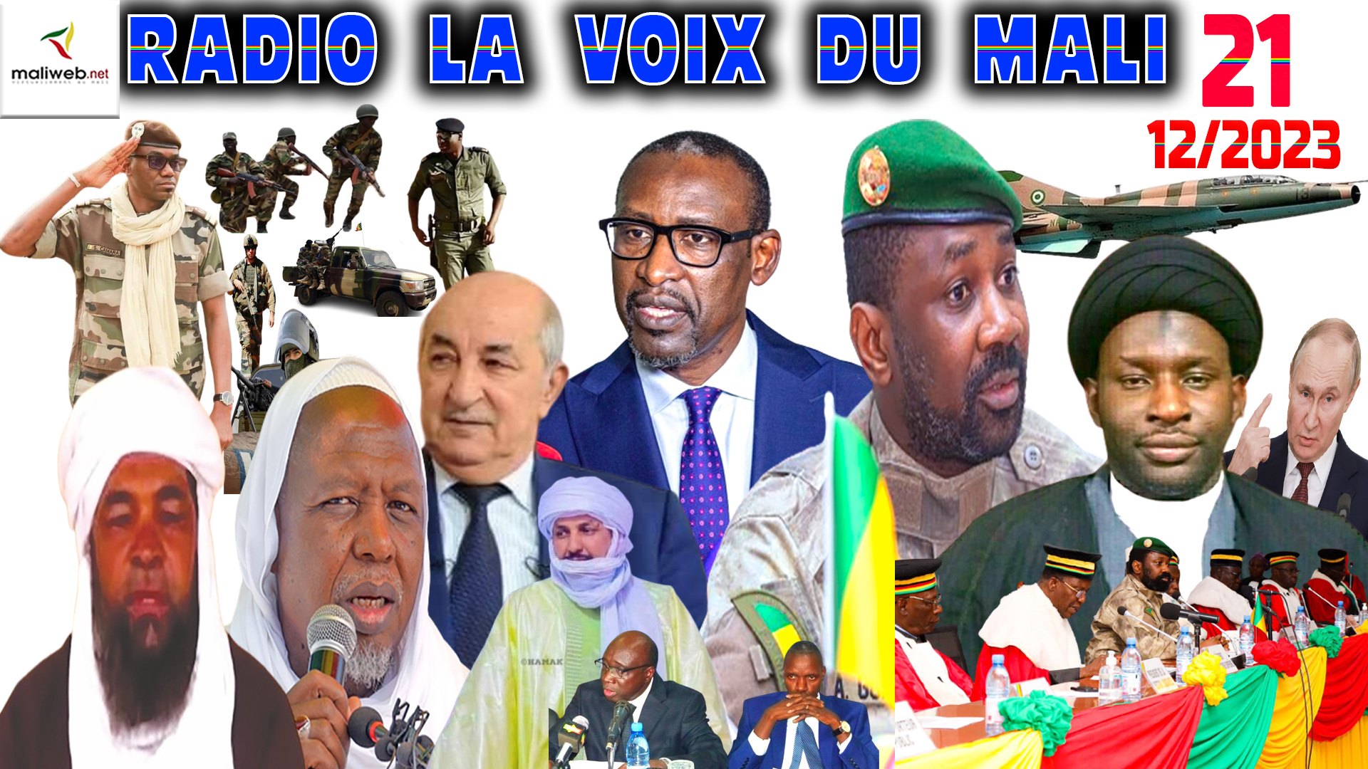 La Revue de Presse de la RADIO LA VOIX DU MALI du 21 DÉCEMBRE 2023
