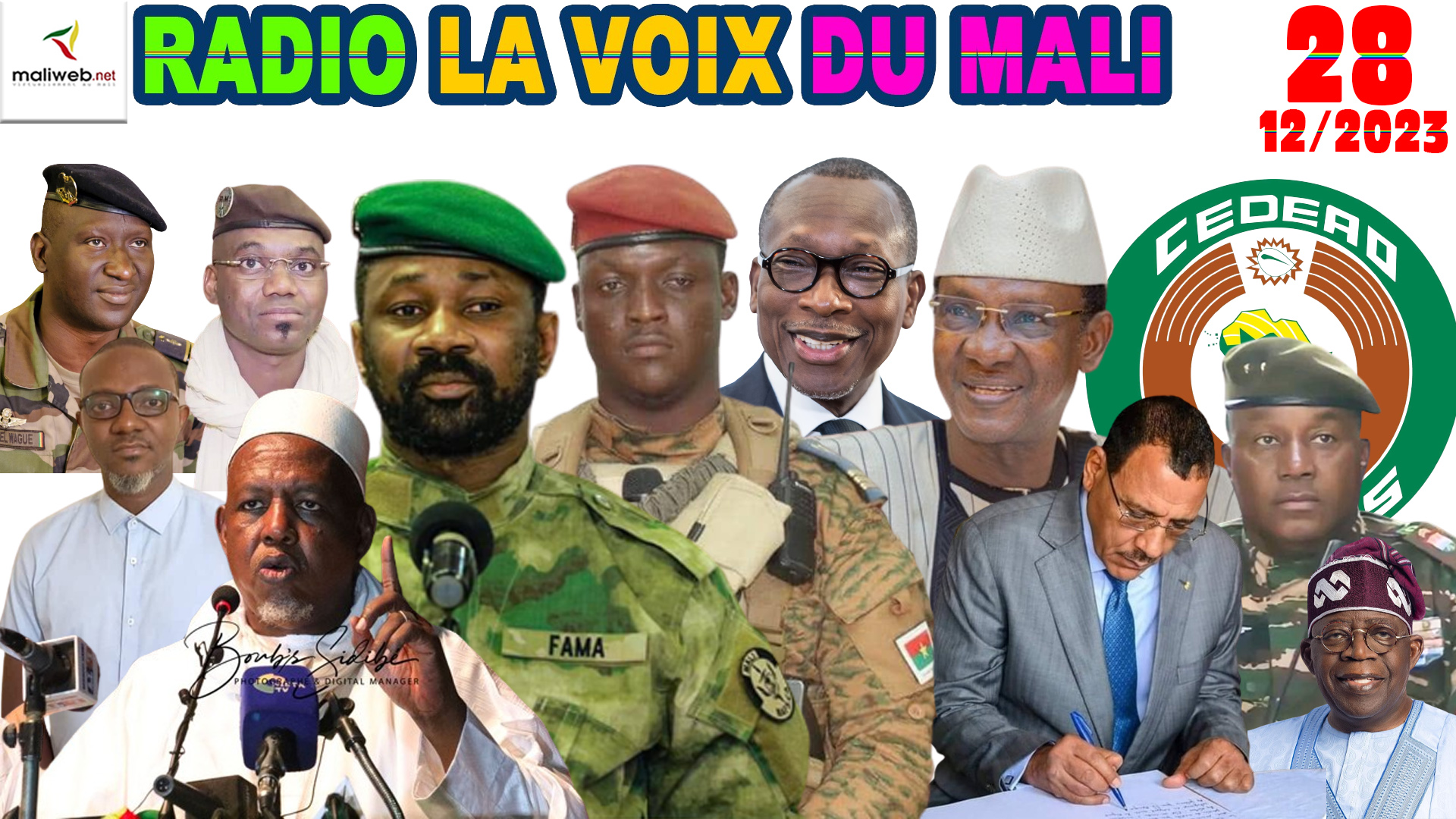 La Revue de Presse de la RADIO LA VOIX DU MALI du 28 DECEMBRE 2023
